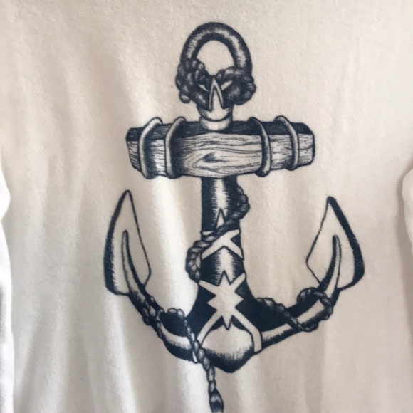 291 Anchor Cross Back Terry Pullover - Picture 5 of 9